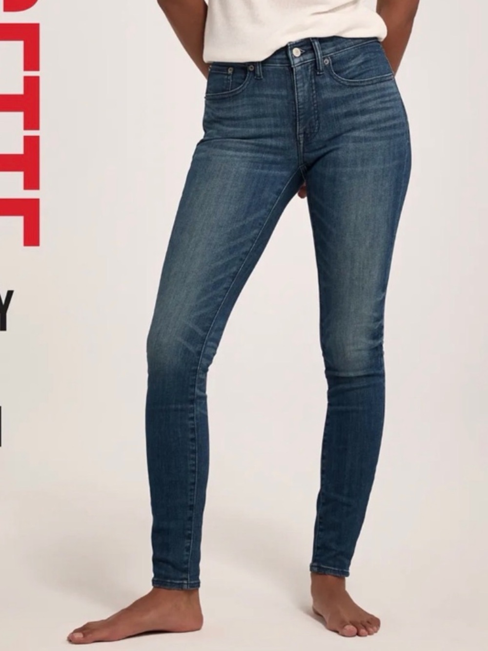 Lucky Brand Bridgette High-Rise Skinny Jeans 10/30R